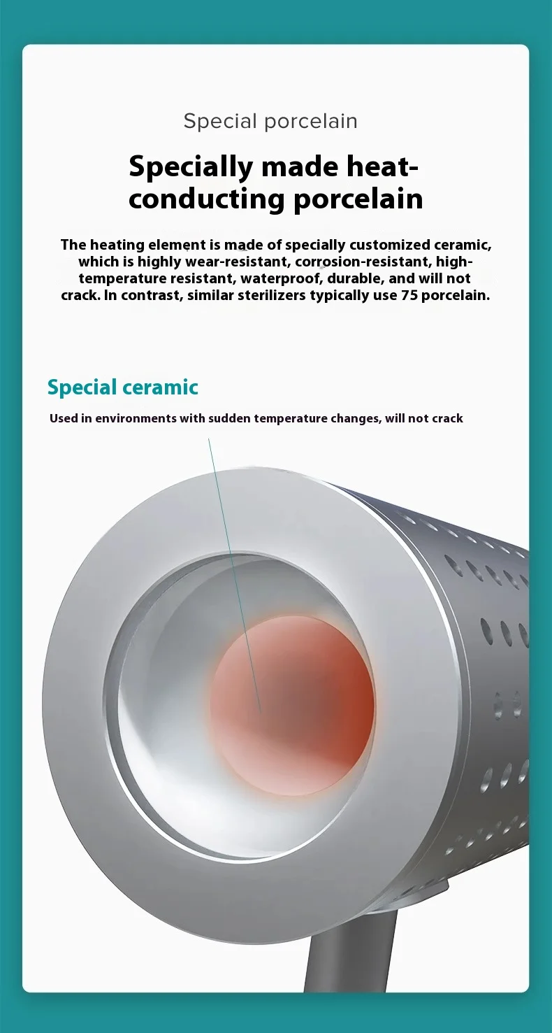 QW-MJ-15 Infrared Inoculation Loop Sterilizer Portable Flame Free Bacti Cinerato