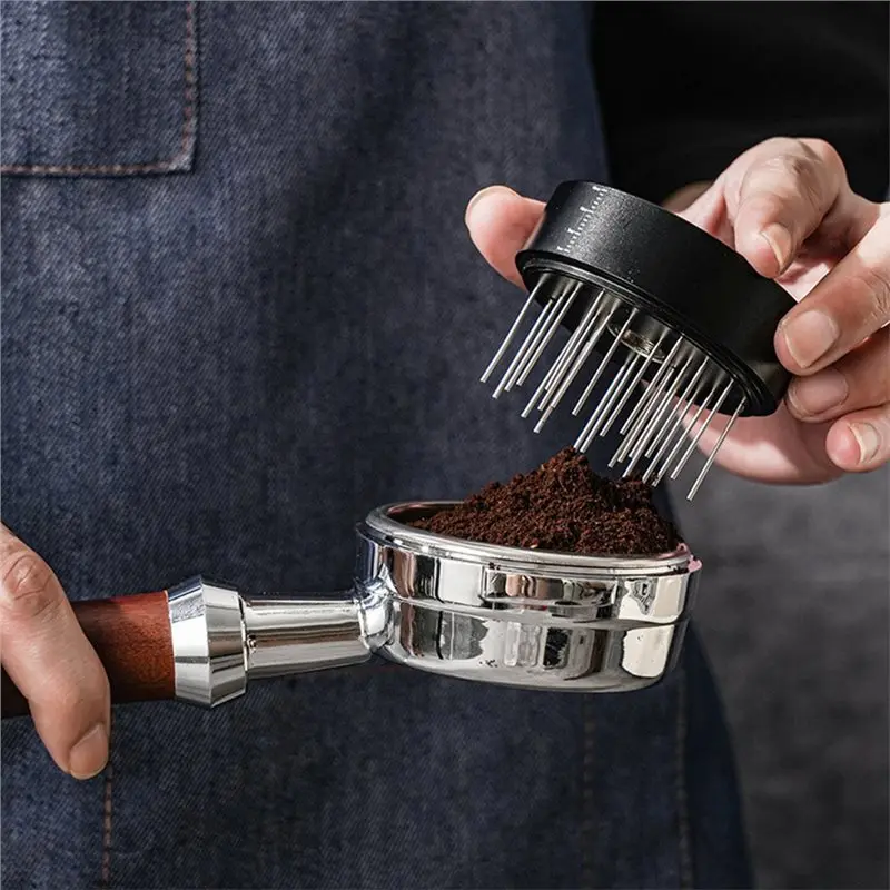 【SOLO PER OGGI】Kit di accessori per espresso, set di strumenti per la distribuzione dell'espresso, strumento WDT, distributore e - immagine 5