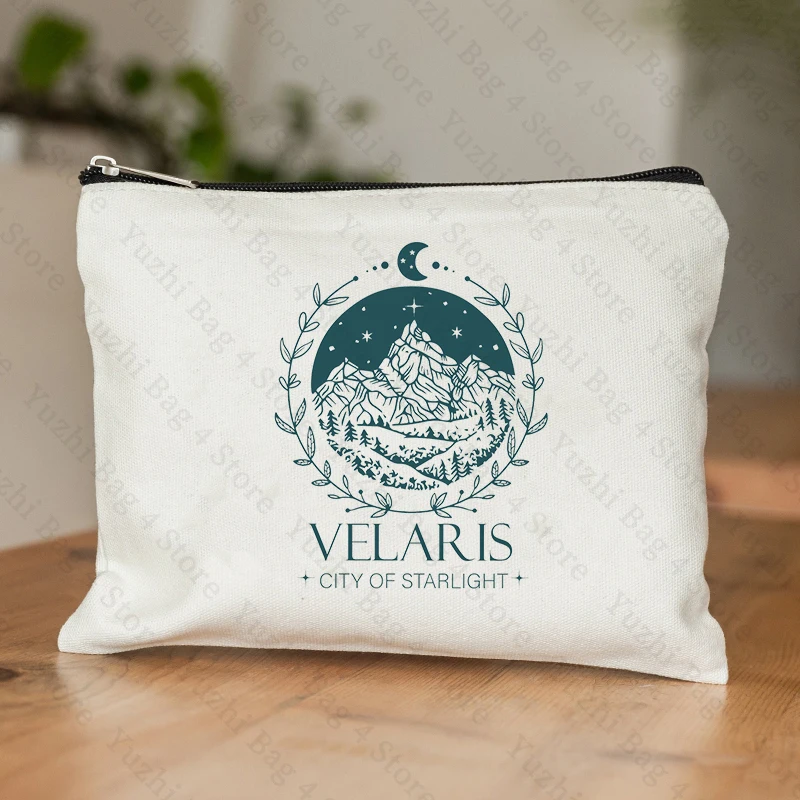 Velaris City of Starlight Pattern Makeup Bag Court of Dreams Cosmetic Case A Court of Thorns and Roses Merch Women Bolsos 3