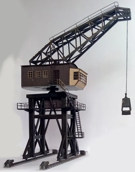 Grue À Charbon Ho _ Faller ho 1/87 mine ,grue ,portique ,maquette train
