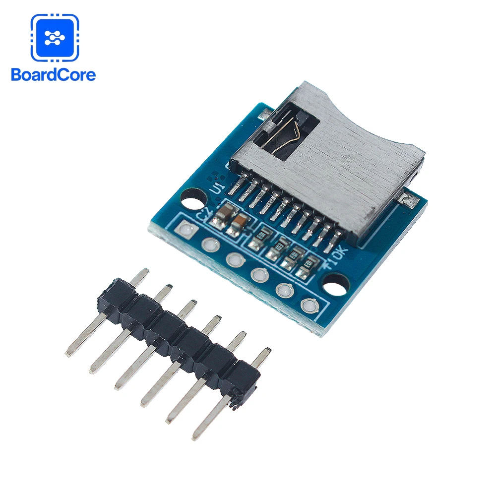 Micro SD Card Module TF Card Reader with Voltage Regulator and Pin Set