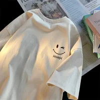T-shirt d'été à manches courtes imprimé, Simple et à la mode, pour dames et garçons, même haut ample et décontracté de grande taille 4