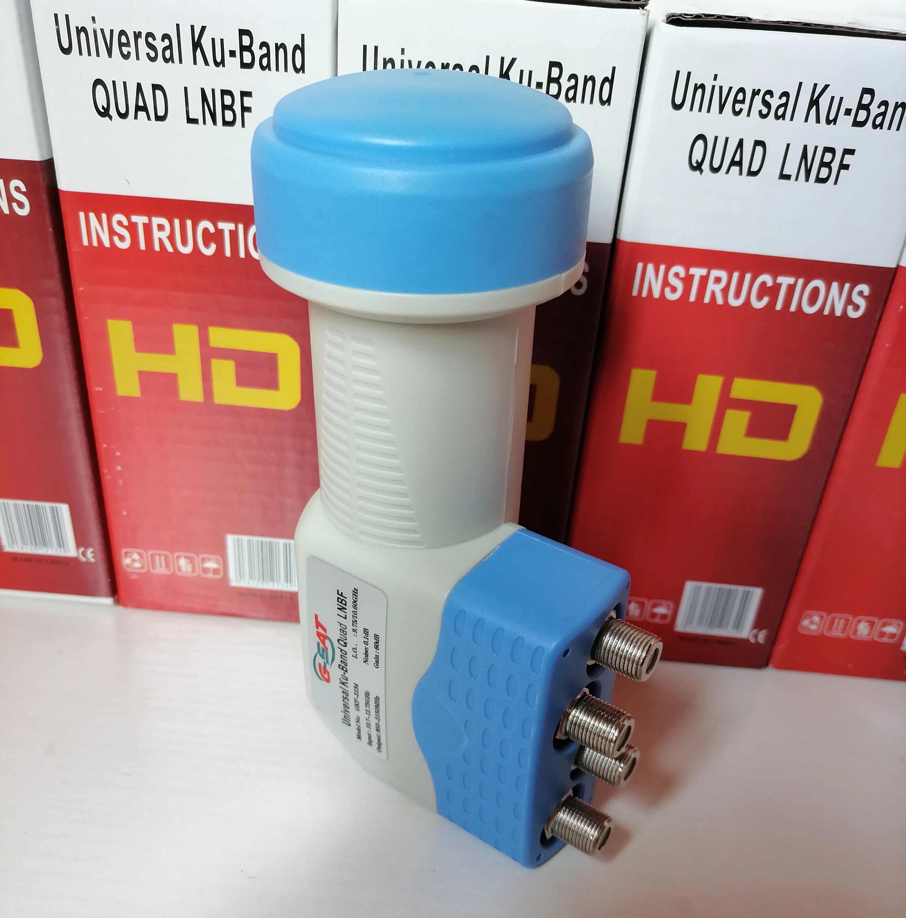 GSAT Universal QUAD satellite lnb Full HD Universal KU Band Quad LNB waterproof High Gain Low noise satellite