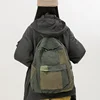 Canvas Women's Backpack Vintage Shoulders Bag College Knapsack Patchwork Packbag Travel Rucksack Student Mochila Y2K Book Bag 2