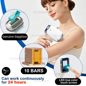 5000W Diode hair removal machine Epilator 4 Wavelengths for Coarse Hair Painless Permanent Hair Removal Machine for Body 1