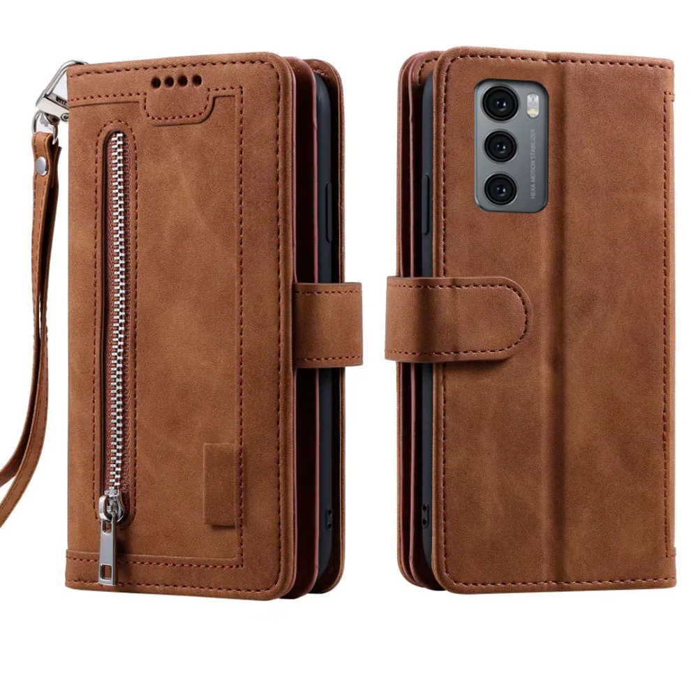 Premium 9-Card Zipper Wallet Case with Wrist Strap - Carnival Edition