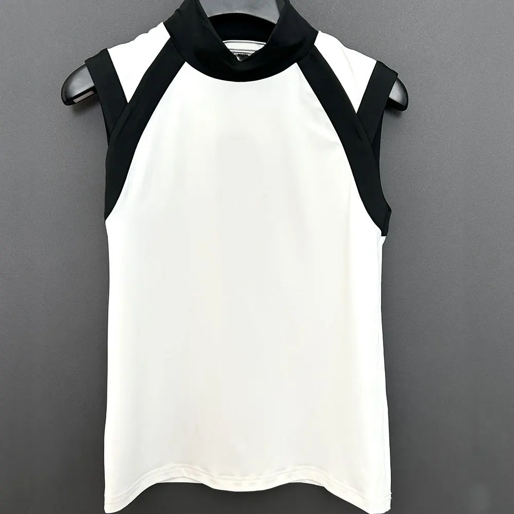 Women's Golf Sleeveless T-shirt Golf Sports Shirt Comfortable Breathable Quick Drying women tops women golf polo shirt