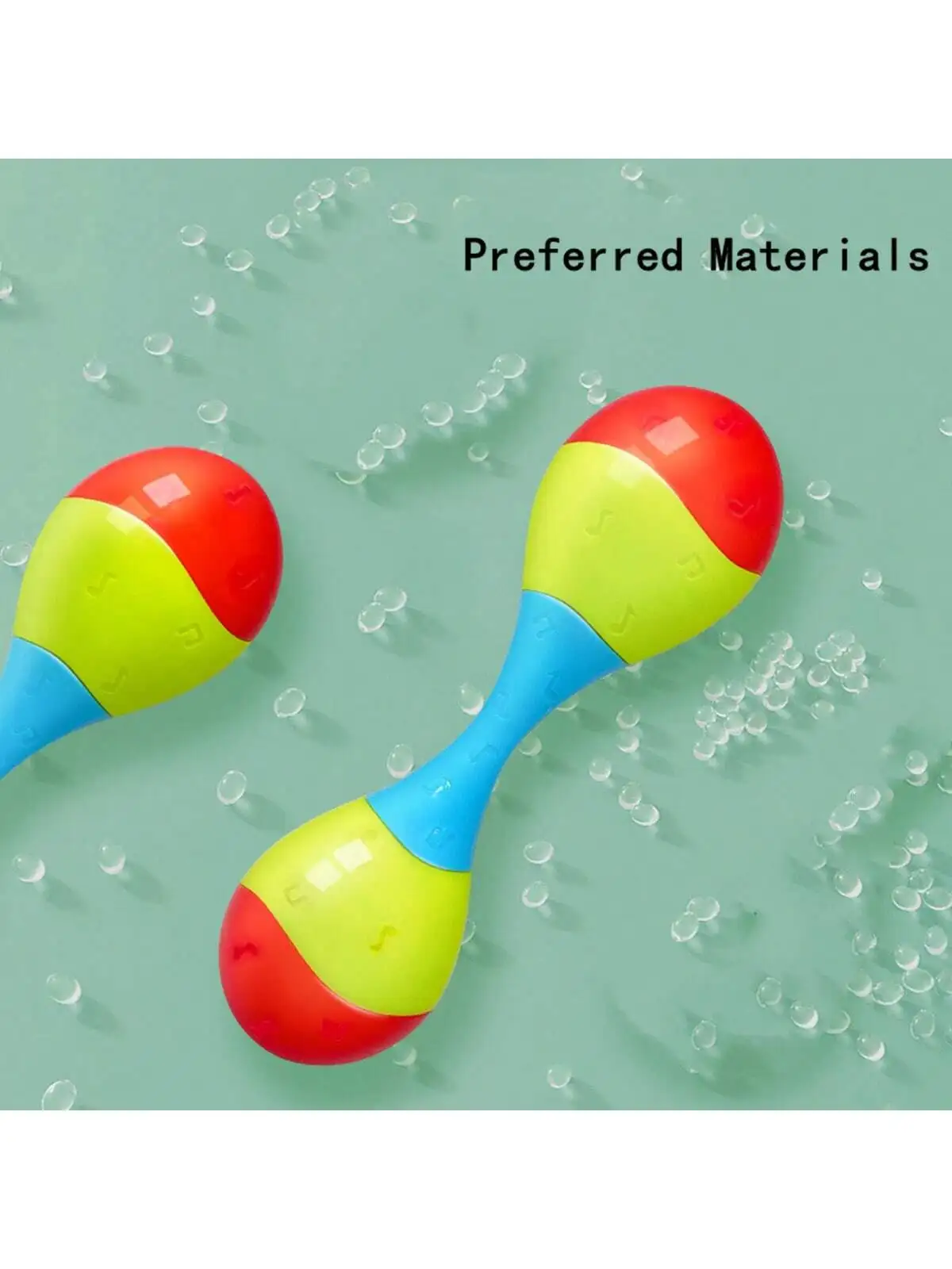 1pc random color Children Kid Percussion Toy Baby Rattle Maraca Rattles Sand Hammer Toy Plastic Sand Hammer Kids Musical Toy 4