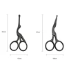 Nose Hair Scissors Round Head Stainless Steel Beauty Scissor For Eyebrows Nose Hair Beard Ear Hair Eyebrow Scissors Hair Cutting 6