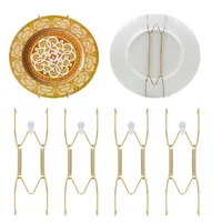 4pcs Plate Hangers For The Wall Plate Holders For Wall Large Plate Hangers For The Wall Home Decorative Plates 1