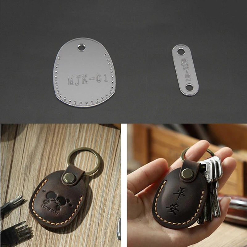 Leather Craft Template Sewing Template Acrylic Access Cards Bag Template Leather Craft Pattern Handmade DIY Sewing Pattern