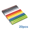 20pcs 2x12 Dots DIY Building Blocks Thin Figures Bricks 12Color Educational Creative Size Compatible With 2455 Toys for Children 1