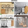 Shower Door Hook Stainless Steel Over Frameless Glass Hanger Bath Towel Clean Ball Squeegee Holder Rack S-Shape Drilling-Free 4