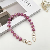 Ins Wind Dyeing Love Phone Chain Versatile Anti Loss Phone Hanging Rope High Beauty Bag Key Fashion Phone Pendant Universal Hang 4