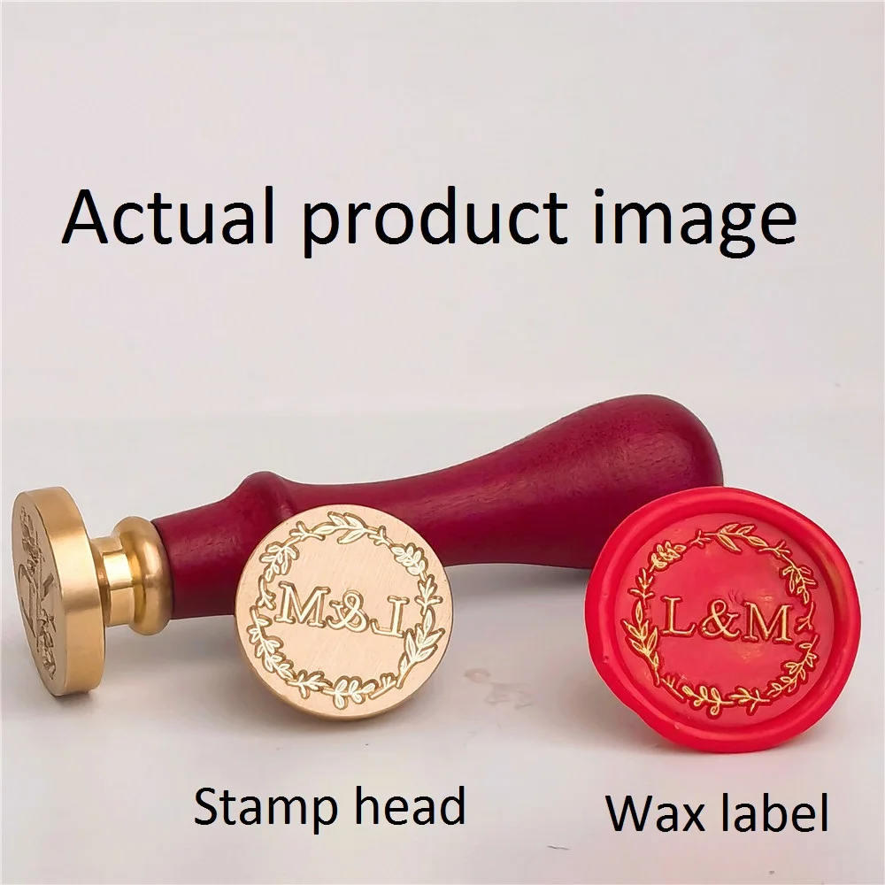 DIY customize double Name 2 initials personalized Letter stamp Sealing Wax wedding Wax Seal Stamp invitations envelop name stamp set wax seal stamp name stamp rubber stamp kit metal stamps self inking stamp brass stamp heating stamping embosser embossing stamp heating stamp rubber stamp