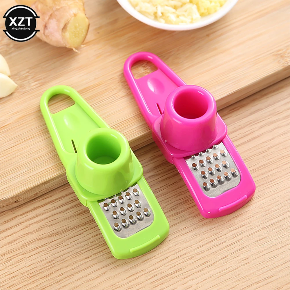 Simple Garlic Grinder Garlic Mud Artifact Stainless Grater Multi-Function Press Household Small Kitchen Utensils