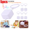 5/4/3/2/1Pcs Pull String Cord Music Box Kids Bed Bell Rattle Musical Box Toy Love Gifts Children Brahms Lullaby Musical 1