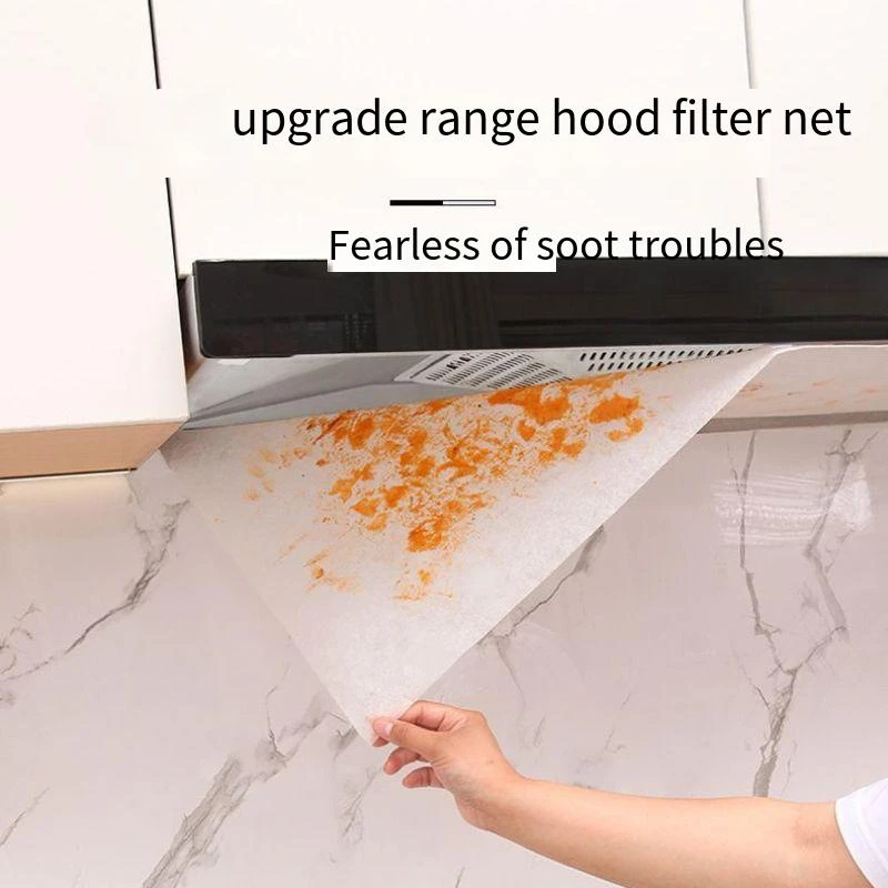 Kitchen Exhaust Range Hood Cover Oil Suction Film Oil Suction Paper Filter Screen Disposable Cotton cooker hood filter