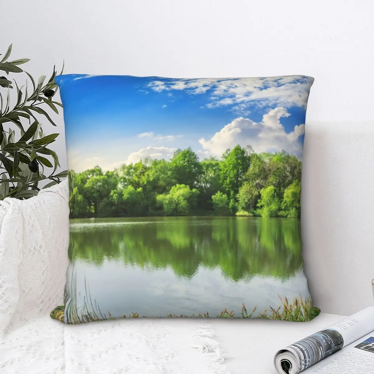 

Endless Summer Square Pillowcase Polyester Pillow Cover Velvet Cushion Zip Decorative Comfort Throw Pillow for home Car