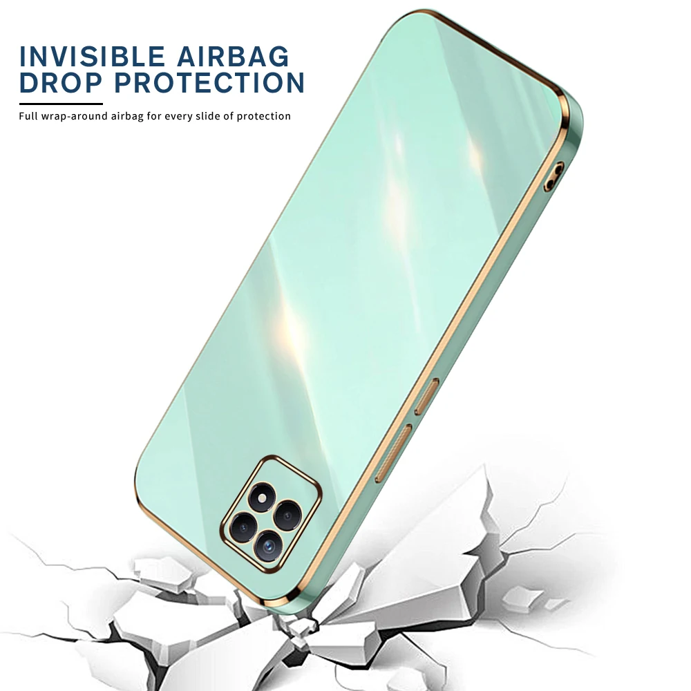 For Oppo Realme 8i Plating Texture Cover Capa for Oppo Realme 8 Pro 9i 9 Pro 9Pro Plus Shockproof Phone Case_voghion.com