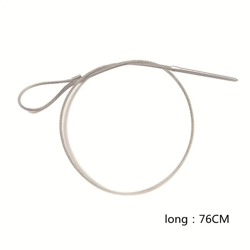 2/4pcs Outdoor Camping Picnic 11.2-Inch Long Flexible Wire Skewers Stick Stainless Steel BBQ Needle BBQ Skewers Kitchen Utensils