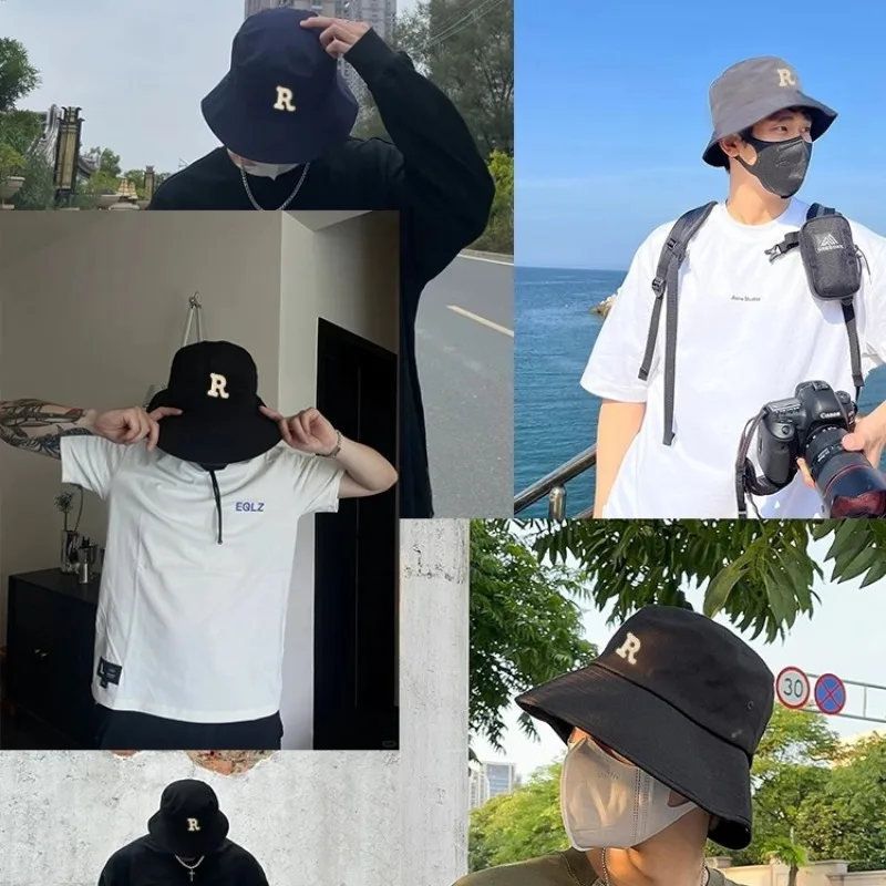 Sun Hats Fisherman Hat Bucket Hats for Men Women 63cm Large Size Four Seasons
