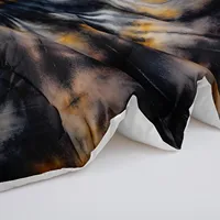 3PC TieDye Spiral Comforter Set Modern Duvet Bedding with 2 Pillowcases Vortex Pattern for Bedroom Guest Room Decor 6