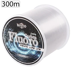 Ultra - Strong Fluorocarbon Fishing Line - 300M Premium Sinking Line - 8.0(0.50mm)-34LB (Transparent)