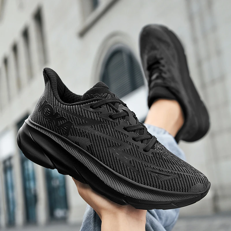 Running Shoe Fashion Sneakers Unisex Round Toe Men Shoes Women Trainer Race Breathable Couple Casual Sports Shoe Tenis Masculino