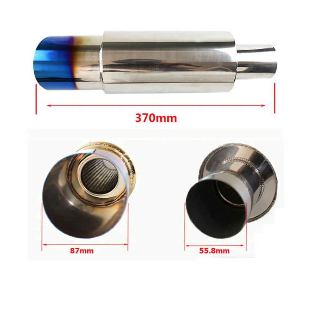 CarResonatorMufflerExhaustMufflerResonatorTailpipeTipsStraight