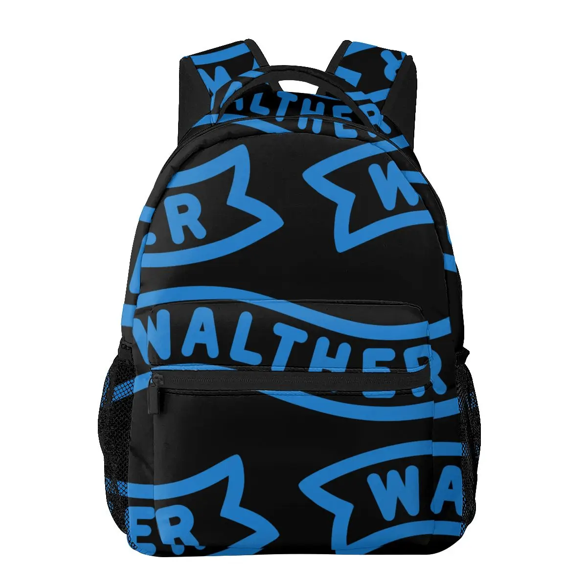 Walther Logo Casual Backpack Unisex Students Leisure Travel Computer Backpack