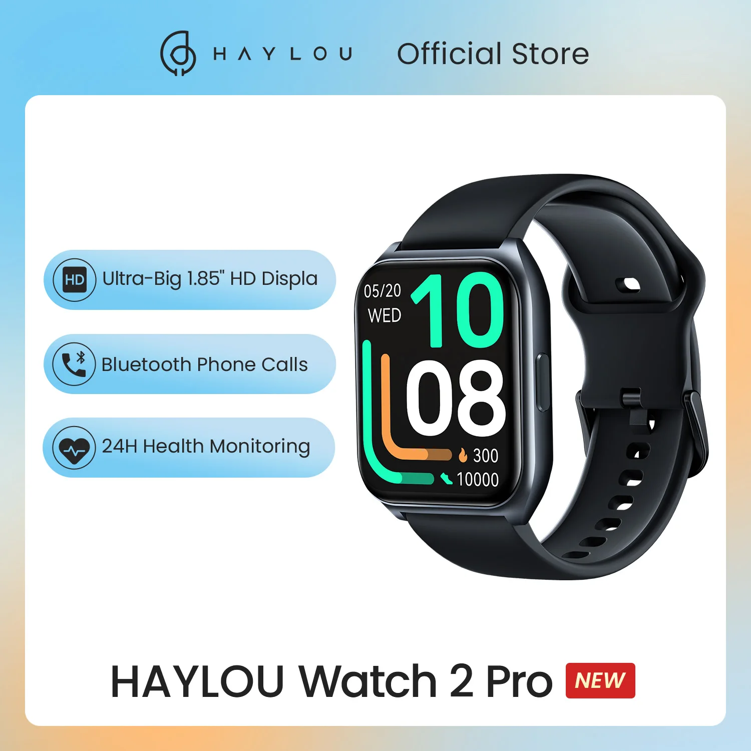 Bluetooth Xiaomi Haylou Smart Watch Solar Reloj Inteligente