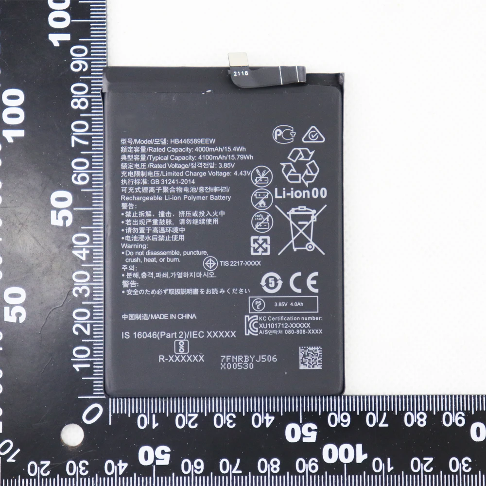 

HB446589EEW 4100mAh Сменный аккумулятор для телефона Huawei V30 Pro
