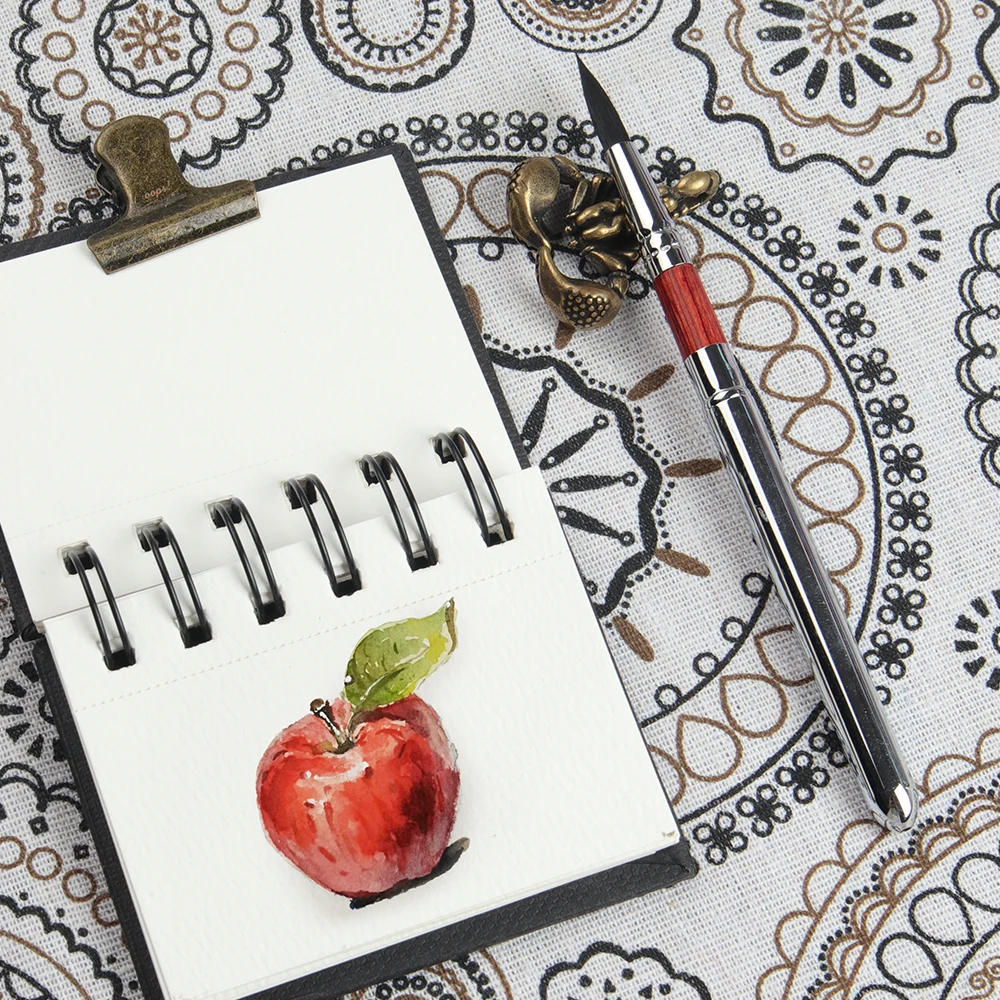 1pc 모조 나일론 헤어 페인트 브러시 고품질 아트 페인팅 브러쉬 드로잉 아트 용품에 대한 예술적 수채화 브러시