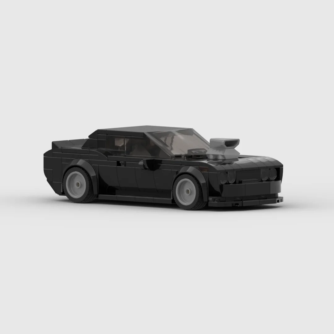 MOC Dodge challenger Charger Dom racing Speed Champion Racer Building Blocks Brick Creative Garage Toys for Boys Gifts