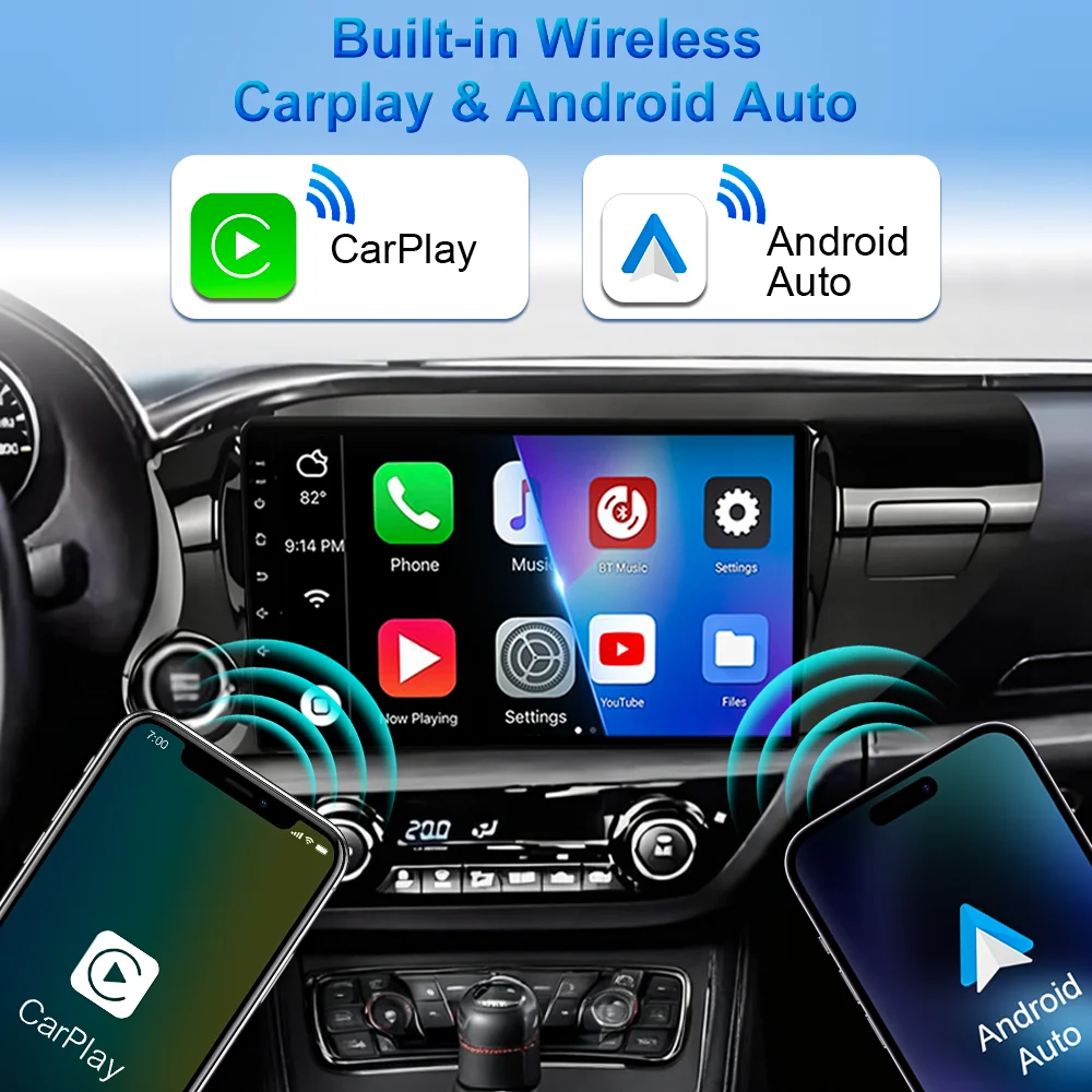 Android 16 para Toyota Hilux 2015 -2023 Auto Carplay Radio DVD para coche navegación estéreo GPS reproductor Multimedia accesorios para coche WIFI 3