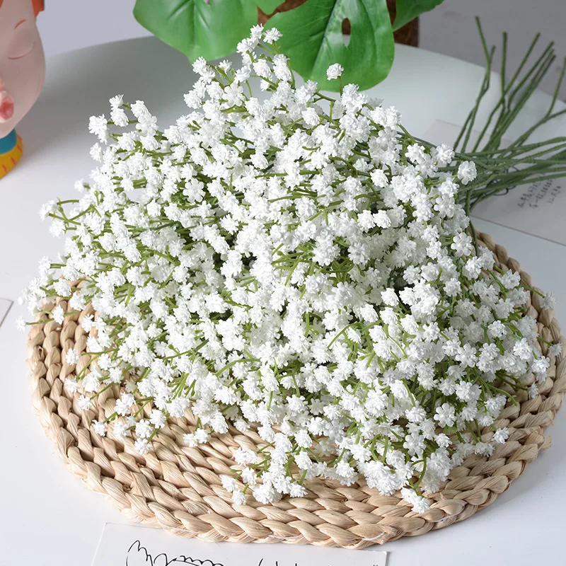 57cm Babys atmen künstliche Blumen Kunststoff Gypsophila DIY Blumen sträuße Anordnung für Home Room Decor Hochzeits dekoration
