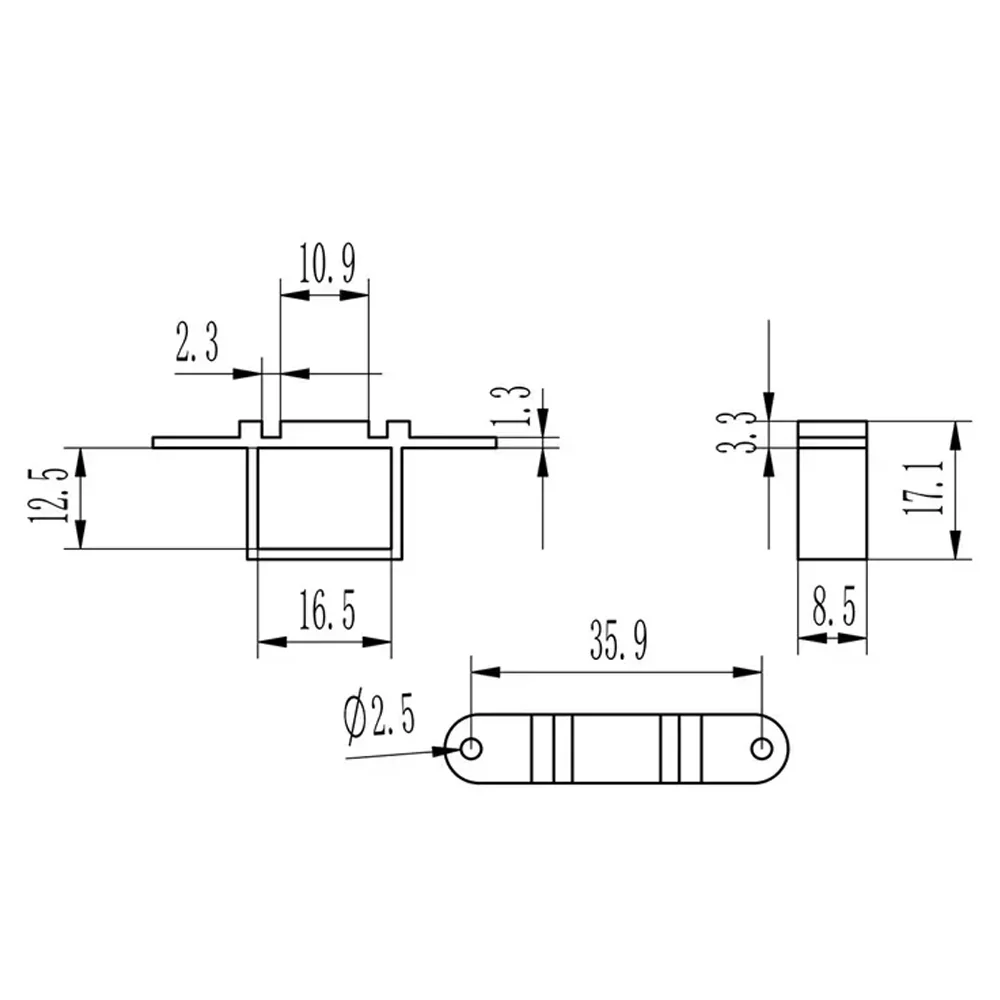 HappyModel Bassline 2S 2inch FPV Drone Carbon Frame Kit with Battery Tray Screws Pack  RC Tools thumbnail 6