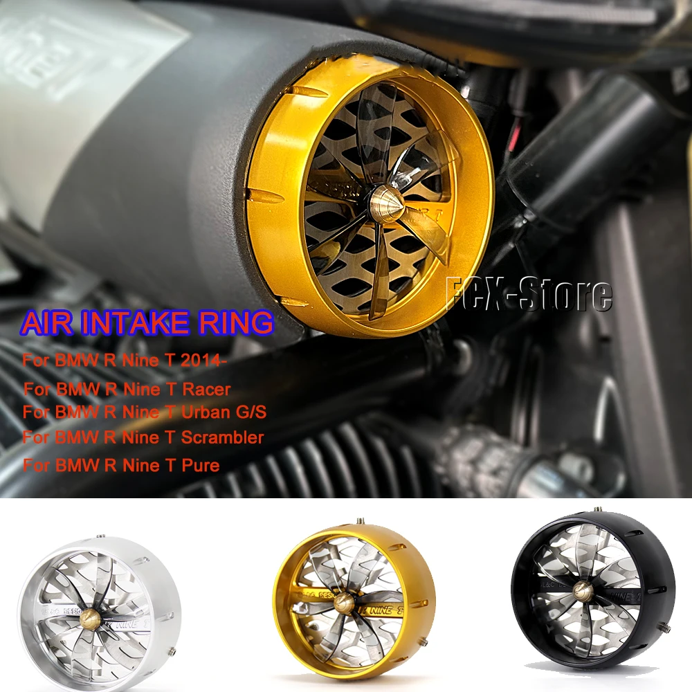

Motorcycle Accessories Black Gold Silver Air Intake Cover Aluminum For BMW R9T RNINET R NINET NineT Pure Urban R NINE T Racer