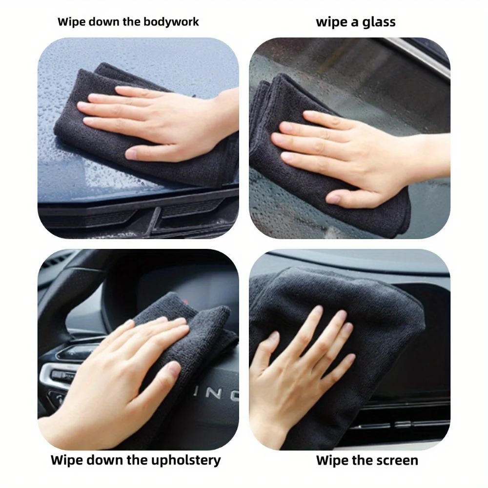 Microfiber Cleaning Cloth Set - Ultra Durable & Absorbent