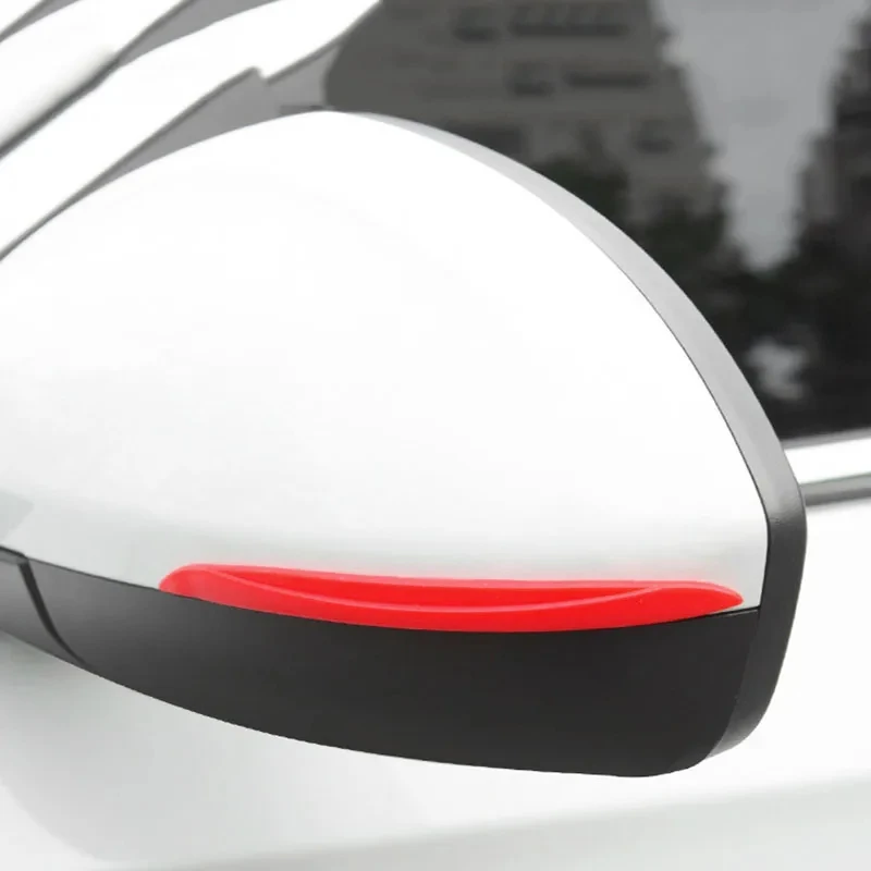Car Door Edge Protector 4/6PCS Set Universal Scrape Guard Bumper Guards Car Door Edge Protector Rearview Mirror Protection Sticker Protective Strip