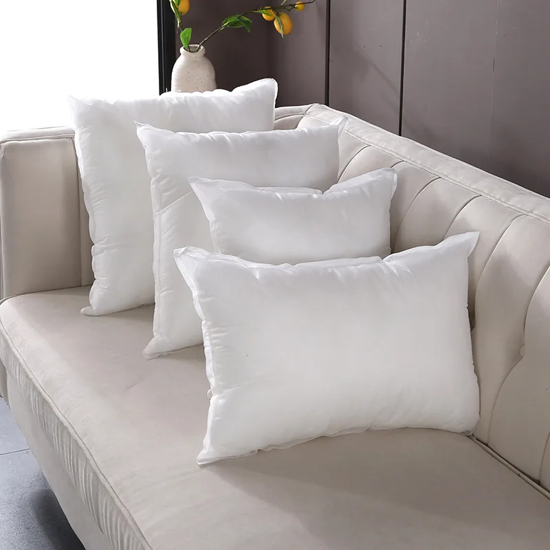 45x45/50x50/55x55cm Home Cushion Inner Pure White Cushion Core Soft Head Pillow Inner PP Cotton Filler Health Care Padding Fill 5