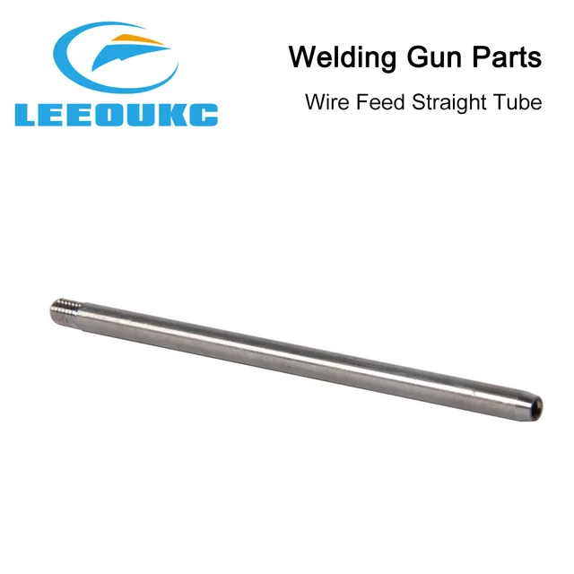 LEEOUKC Wire Feed Nozzle Straight Tube Feeding Elbow For QILIN/SUP20S/SUP21T 23T/WSX/HANWEI/RELFAR Laser Welding Gun Head 6