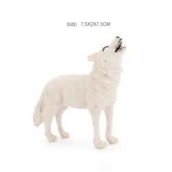 Realistic Wild Wolf Animal Action Figure Toy (E)