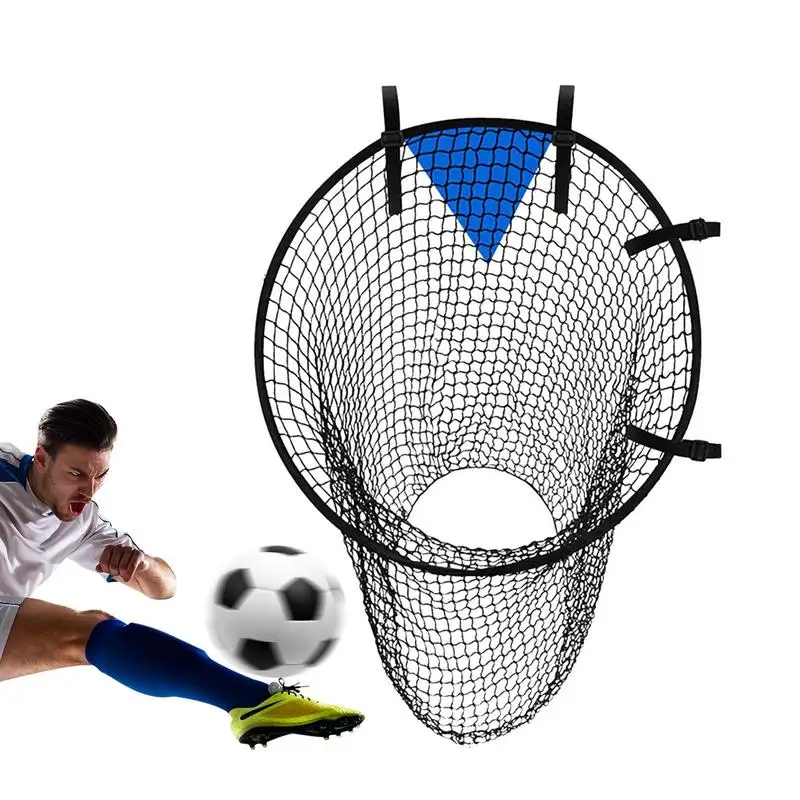 

new Football Training Shooting Bins Target Aiming Net Soccer Beginner Youth Kick Practice Equipment Goal Storage Bag supplies