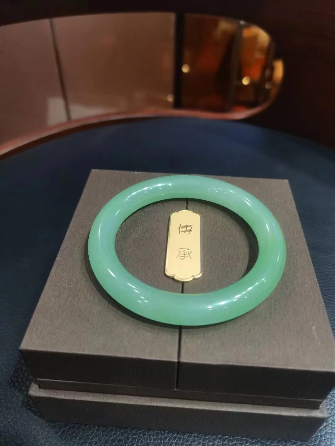 New Original Ecological exquisite Green Jadeite Bracelet Genuine