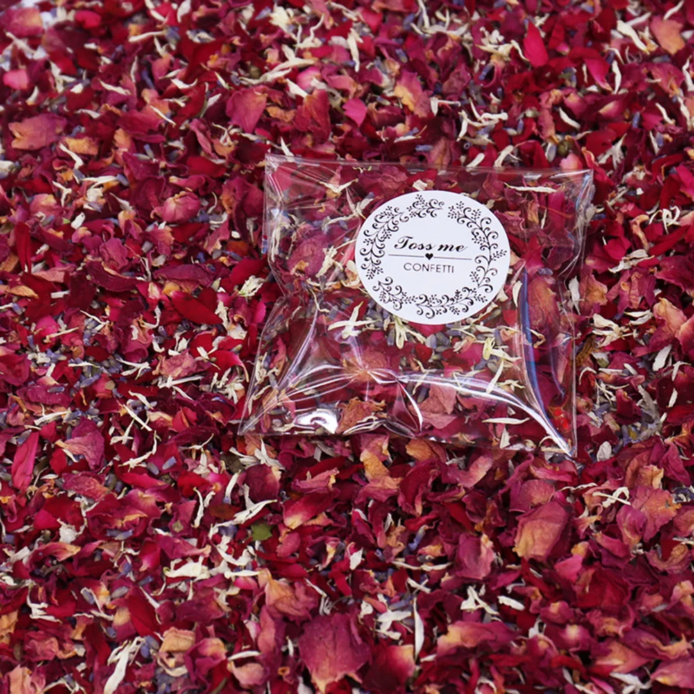 

50 Gram Natural Confetti Flower Woman Wedding Birthday Party Table Decor Dried Flower Petals Girl Bridal Shower Real Rose Petal