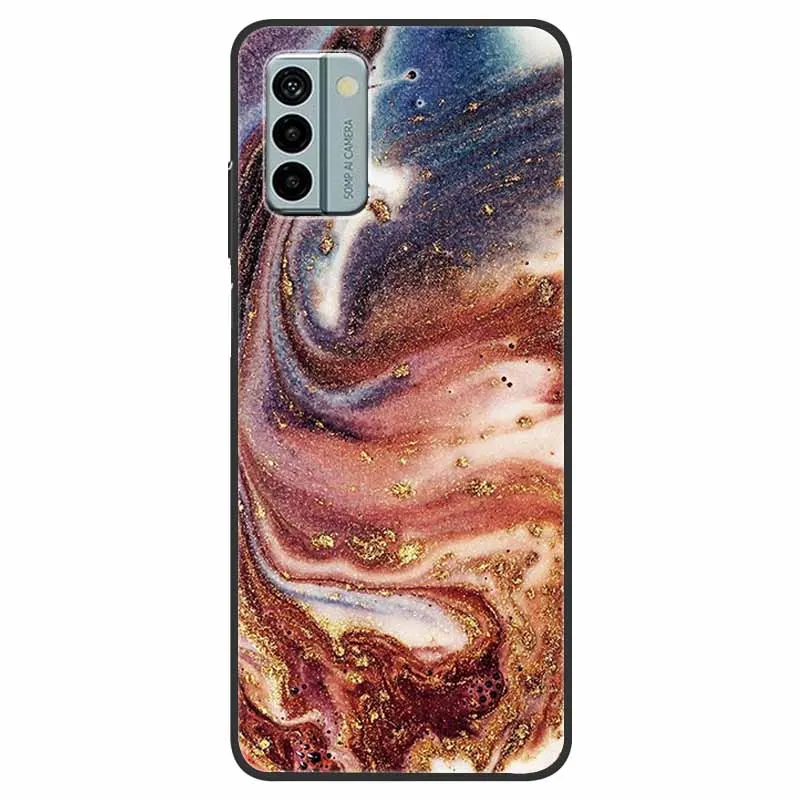 Custodia Per Nokia G22 Con Motivo Floreale Trasparente – TPU Morbido TA-1516 – Protezione Antigraffio - 2