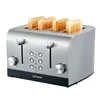 TO-40S 220V Toaster Home Fully Automatic Toaster Toast Grilled Sandwich Multifunctional Stainless Steel 4 Pieces 2
