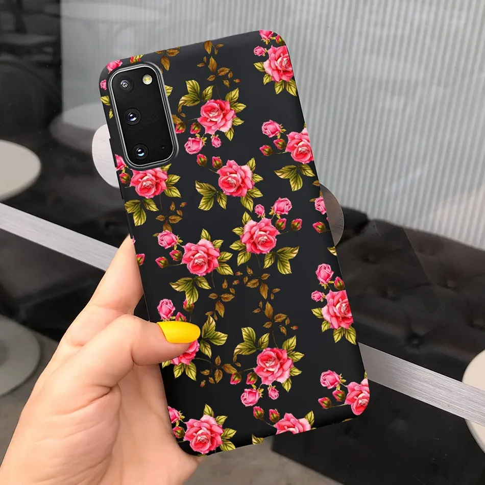 Fashion Girl Flower Candy Color Silicone Phone Case